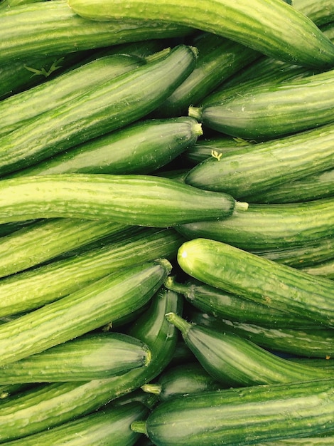 Fotografia completa de abóboras para venda no mercado