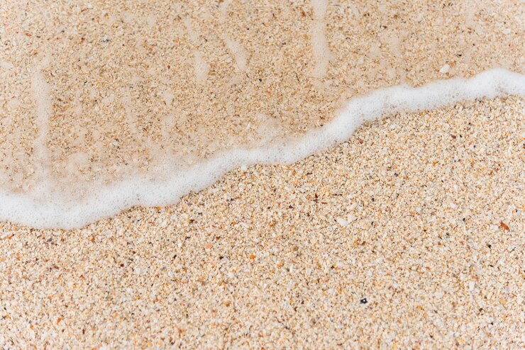Foto fotografia completa de areia