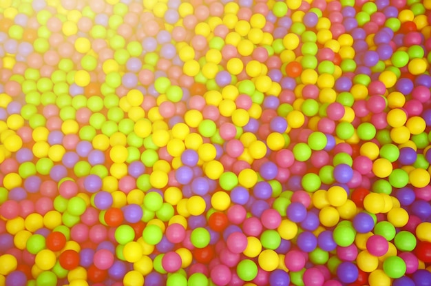 Fotografia completa de bolas multicoloridas
