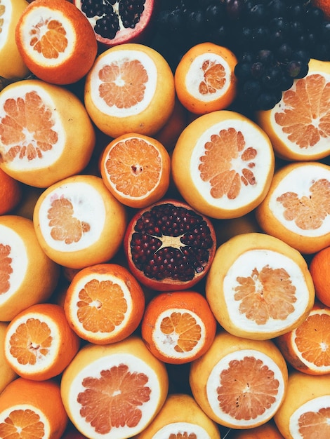 Fotografia completa de frutas