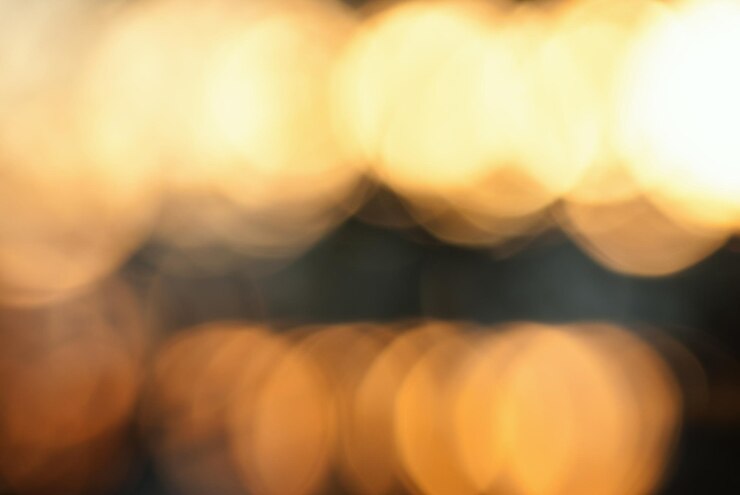 Foto fotografia completa de luzes desfocadas