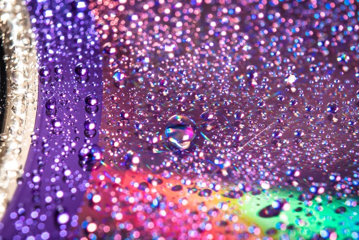Foto fotografia completa de luzes multicoloridas