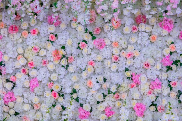 Foto fotografia completa de plantas com flores cor-de-rosa