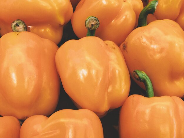 Foto fotografia completa de tomates à venda