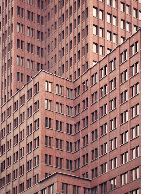 Foto fotografia completa de um edifício moderno