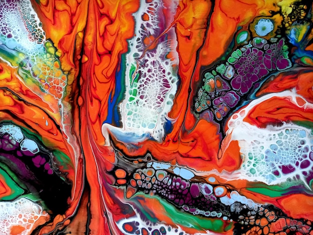 Fotografia completa de um padrão abstrato