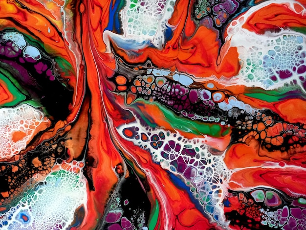Fotografia completa de um padrão abstrato