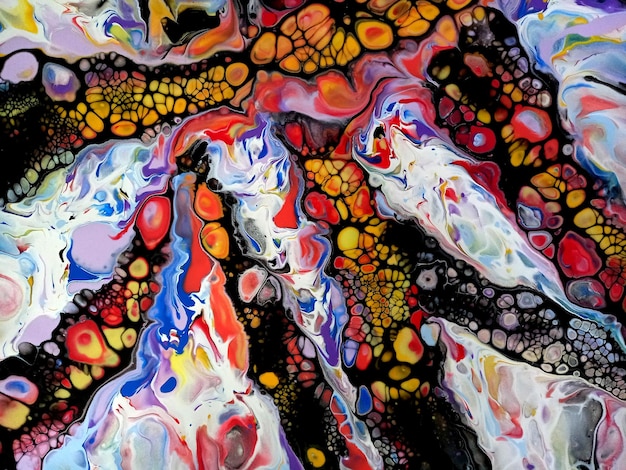 Fotografia completa de um padrão abstrato