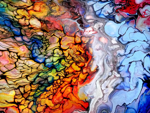 Fotografia completa de um padrão abstrato