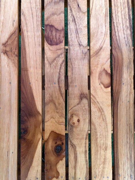 Foto fotografia completa de uma cerca de madeira