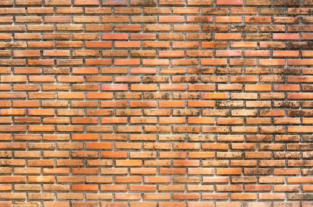 Foto fotografia completa de uma parede de tijolos