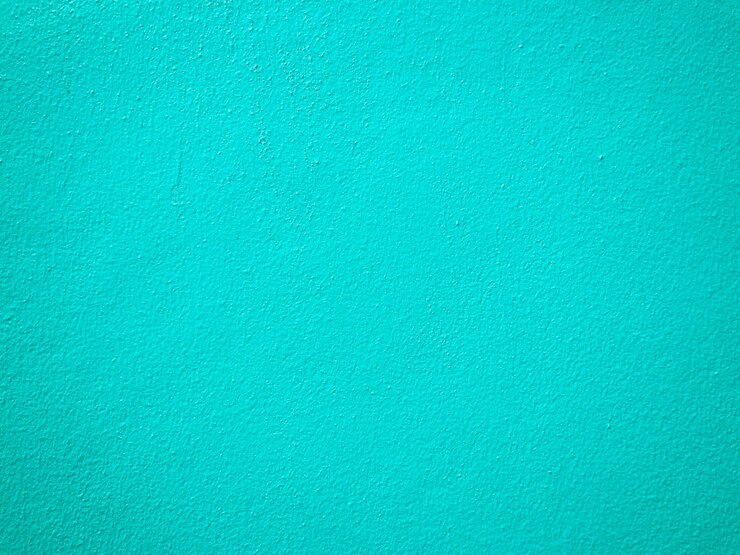 Foto fotografia completa de uma parede pintada de turquesa