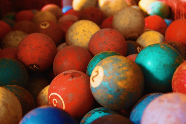Fotografía completa de dulces de varios colores