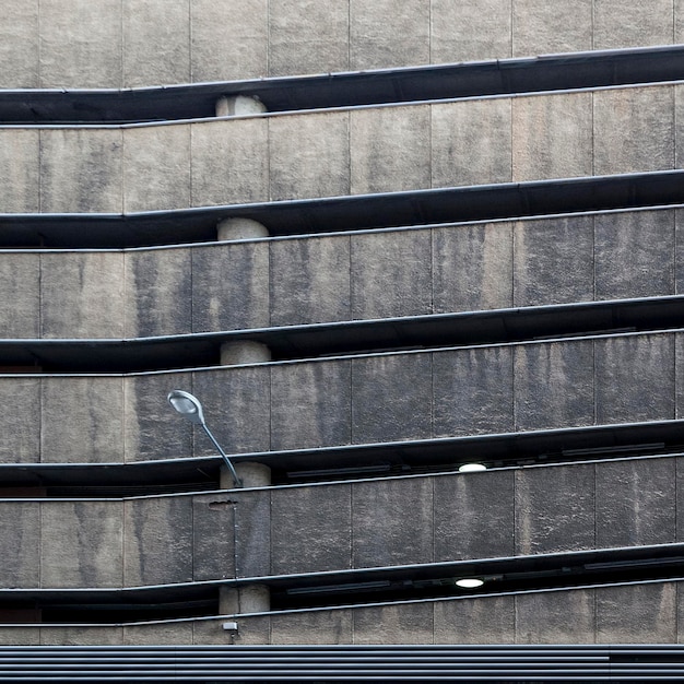 Foto fotografía completa de la escalera