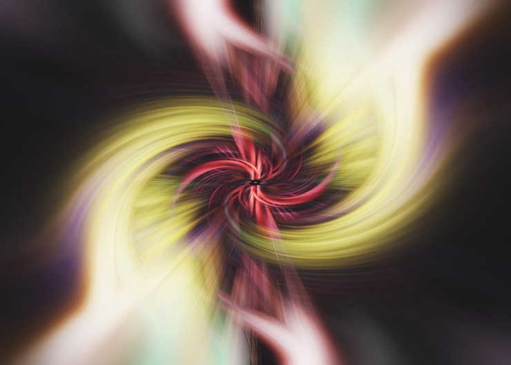 Foto fotografía completa de una flor púrpura iluminada