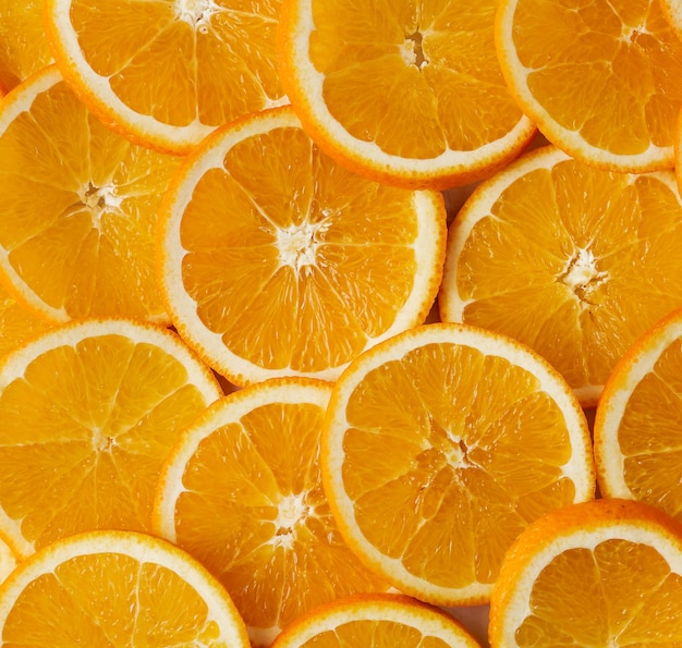 Fotografía completa de la fruta de la naranja