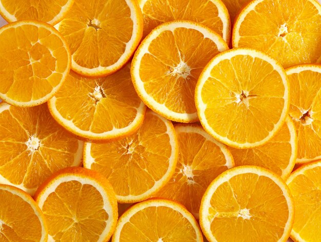 Foto fotografía completa de la fruta de la naranja