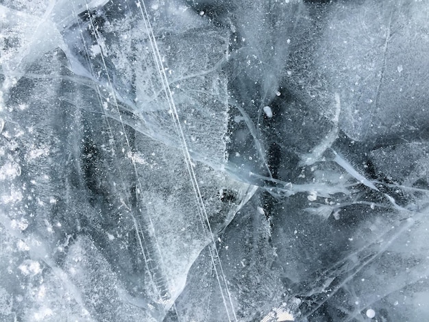 Fotografía completa del hielo