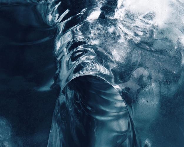 Fotografía completa del hielo