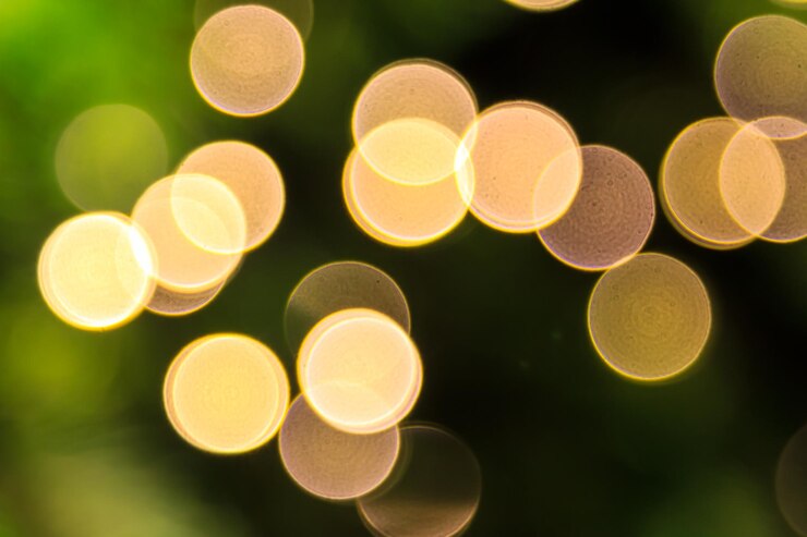 Foto fotografía completa de las luces iluminadas