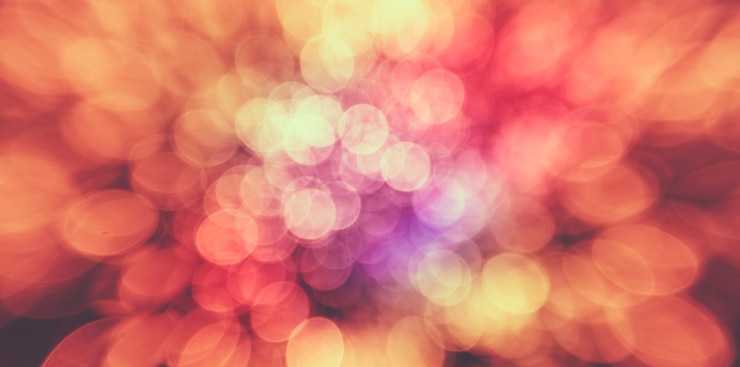Foto fotografía completa de las luces iluminadas