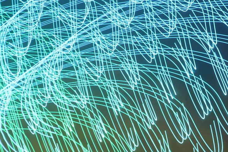 Foto fotografía completa de las luces iluminadas