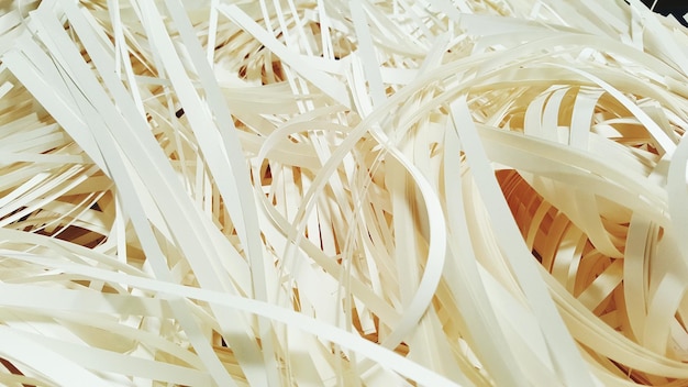 Fotografía completa de papel triturado