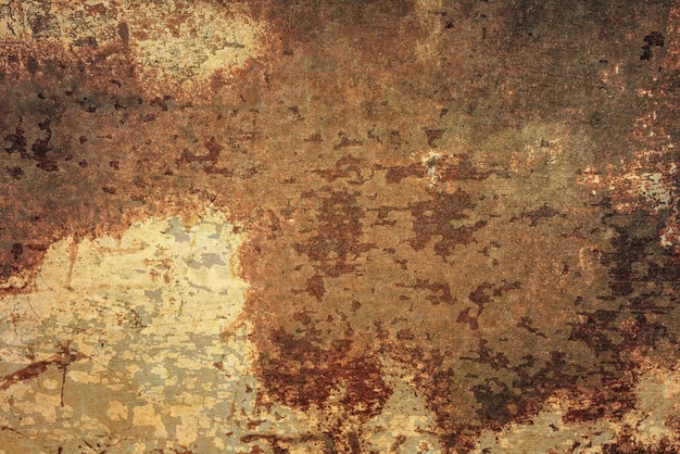 Fotografía completa de la pared desgastada por el tiempo