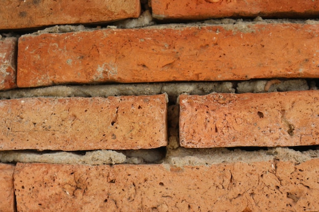 Foto fotografía completa de la pared de ladrillo