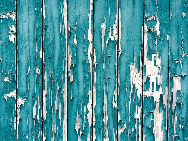 Fotografía completa de una pared de madera desgastada