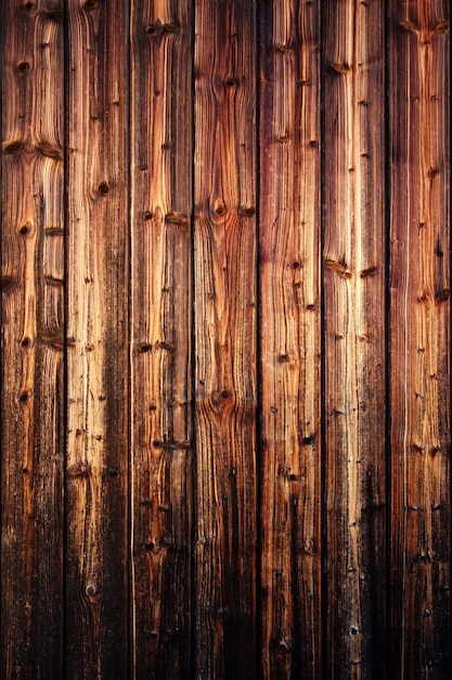 Fotografía completa de la pared de madera