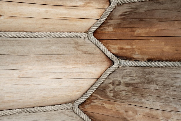 Fotografía completa de la pared de madera
