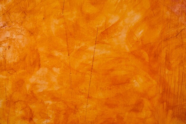 Fotografía completa de la pared naranja
