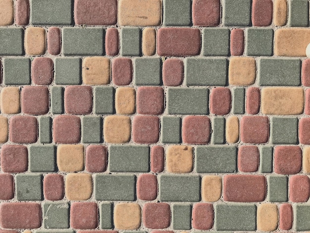 Fotografía completa de la pared de piedra