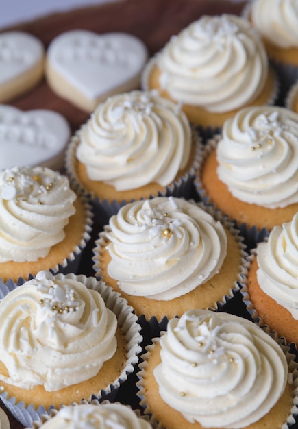 Fotografía completa de los pasteles