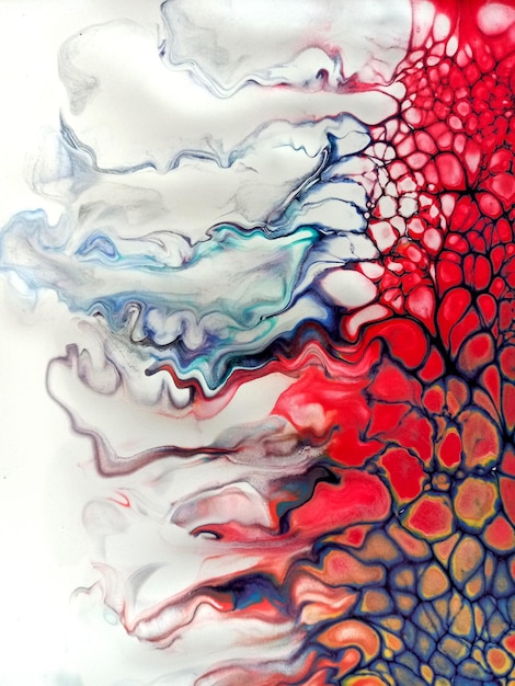 Fotografía completa de un patrón abstracto
