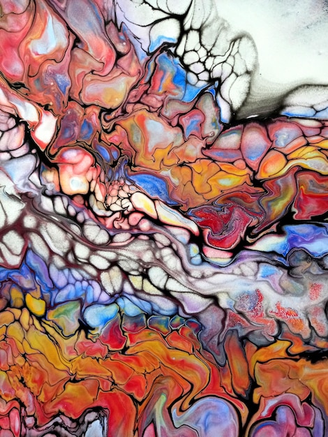 Fotografía completa de un patrón abstracto