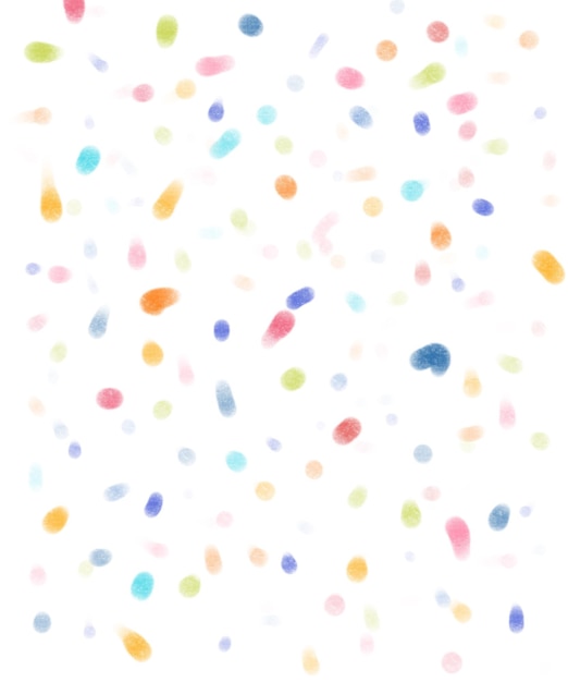 Fotografía completa de pintura colorida contra un fondo blanco