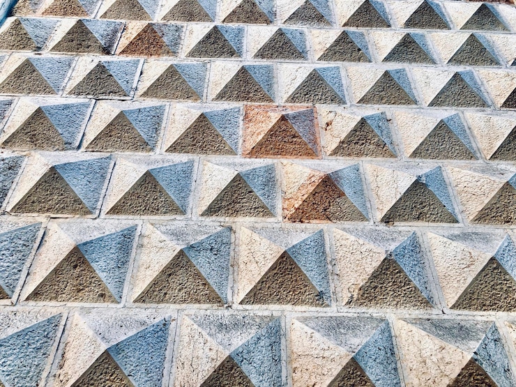 Foto fotografía completa del piso de azulejos
