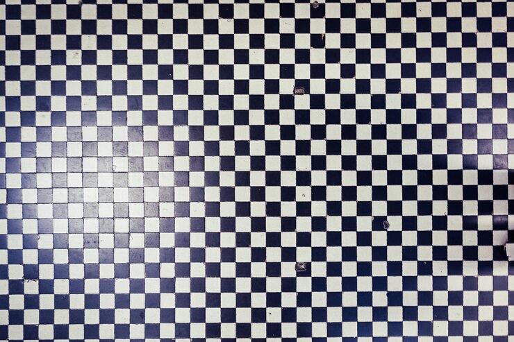 Foto fotografía completa del piso de azulejos