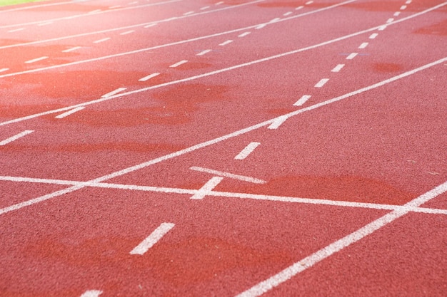 Foto fotografía completa de la pista de carreras