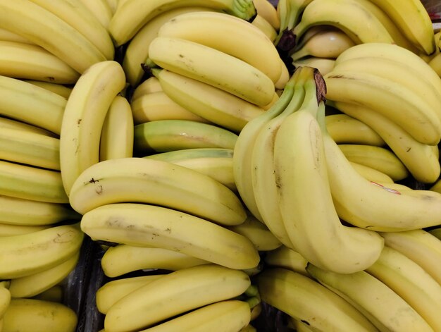 Foto fotografía completa de los plátanos