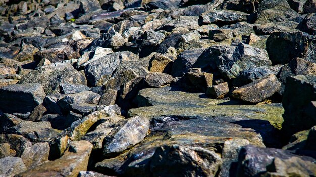 Fotografía completa de las rocas