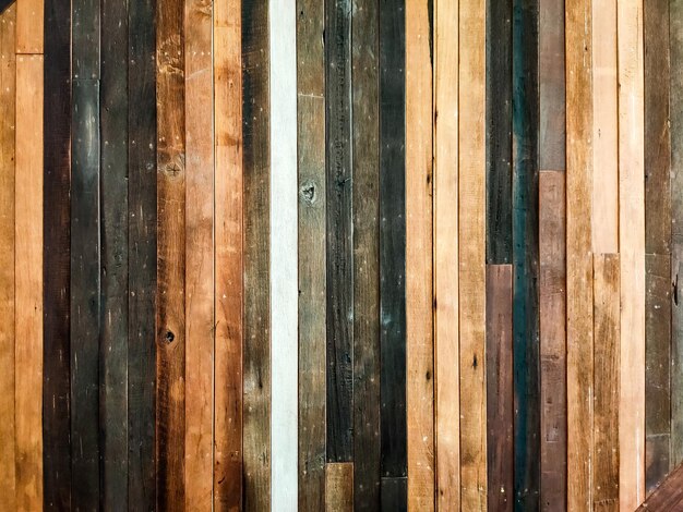 Fotografía completa de las tablas de madera