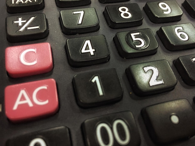 Fotografía completa del teclado de la computadora