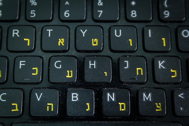 Fotografía completa del teclado de la computadora