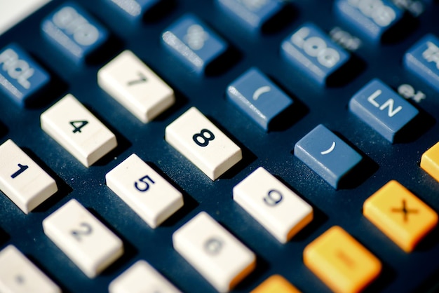 Fotografía completa del teclado de la computadora