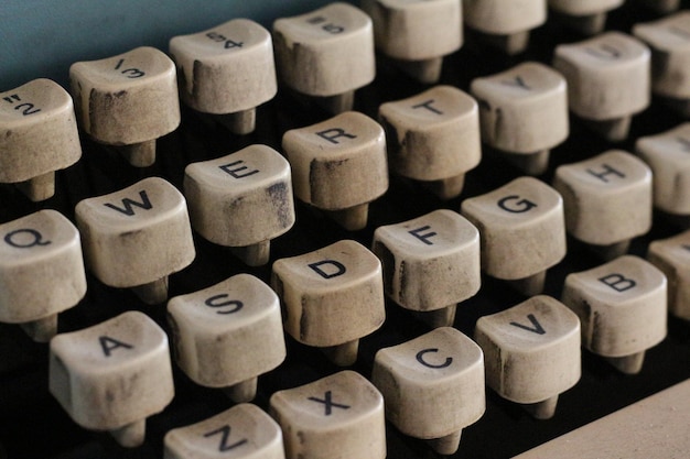 Fotografía completa del teclado de la computadora
