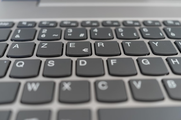 Fotografía completa del teclado de la computadora
