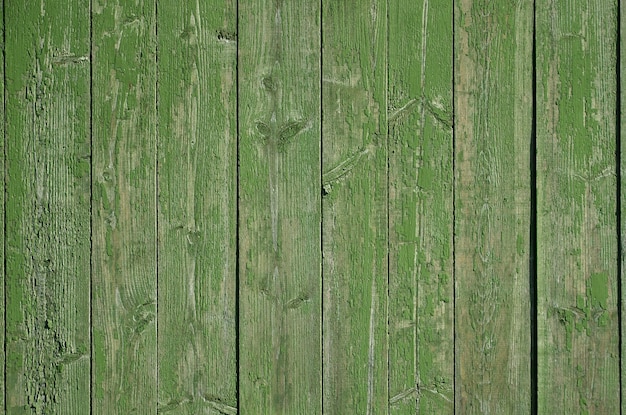 Fotografía completa de la valla de madera